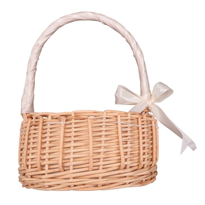 A56K Wicker Woven Flower Baske - đánh giá và giá Gardening Tools Girls